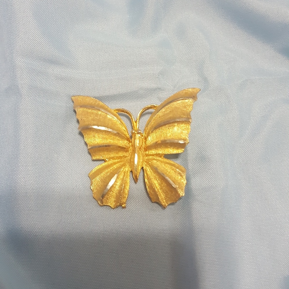 Vintage BSK Butterfly Pin Brooch